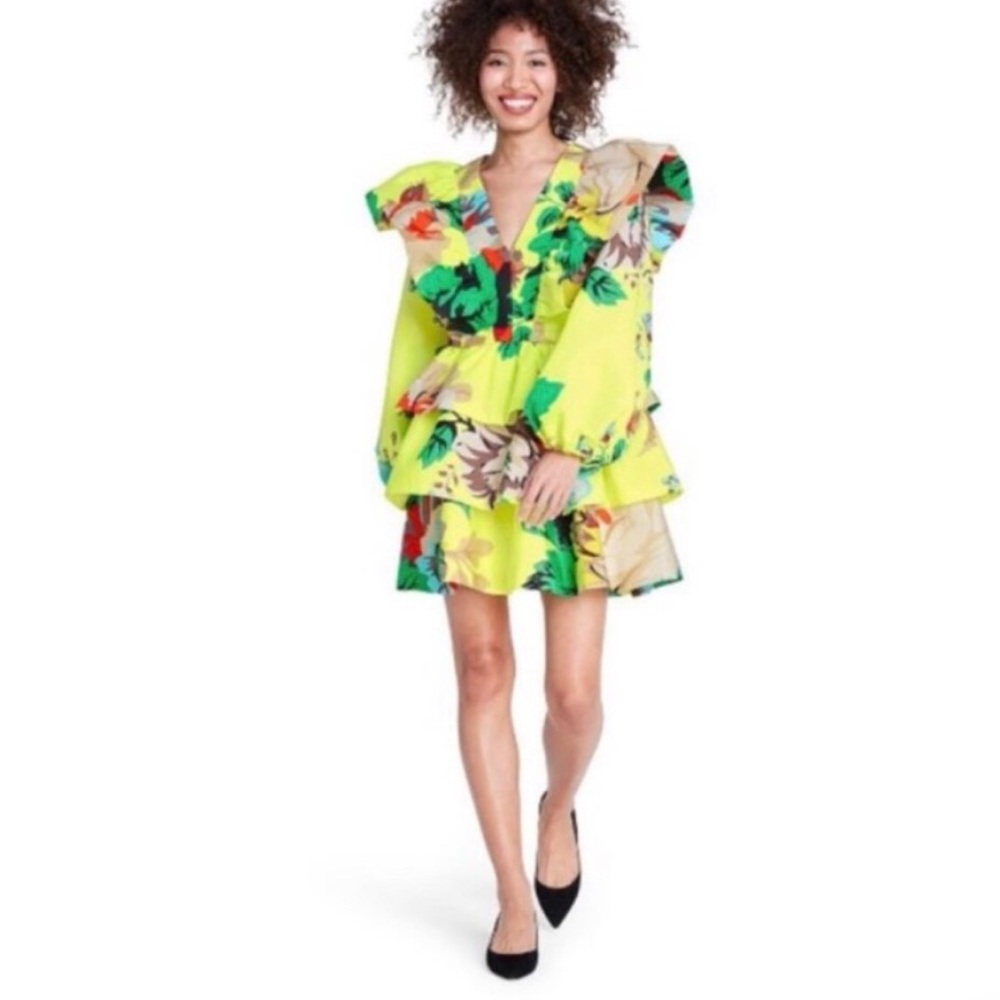 Christoper John Rogers x Target FloralRuffle Dress